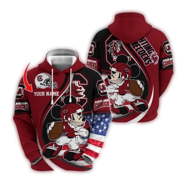 NCAA-South-Carolina-Gamecocks-Hoodie-Mickey-Mouse-100-Year-Anniversary-1 NCAA South Carolina Gamecocks Hoodie Mickey Mouse 100 Year Anniversary 1