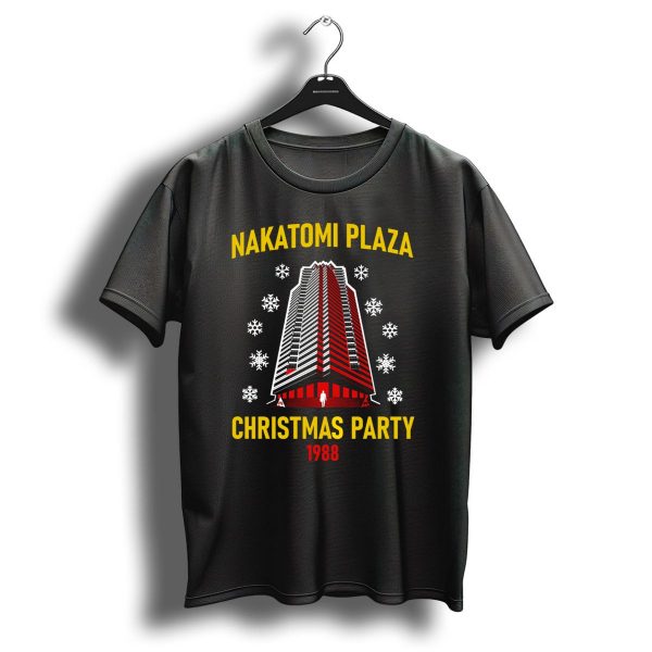 Nakatomi Plaza Christmas Party 1988 Snowflake Tower T Shirt 1 t shirt 1