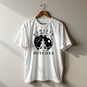 Namaste Witches Halloween Yoga Mood T-Shirt