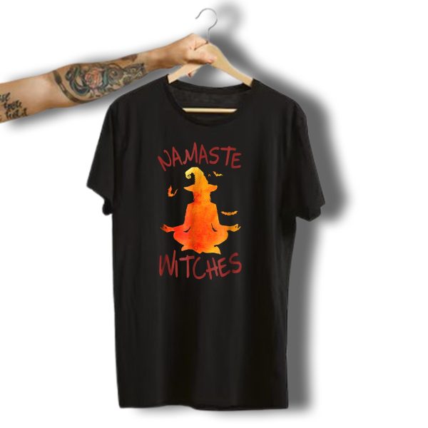 Namaste Witches Meditation Halloween T Shirt 1 t shirt 1