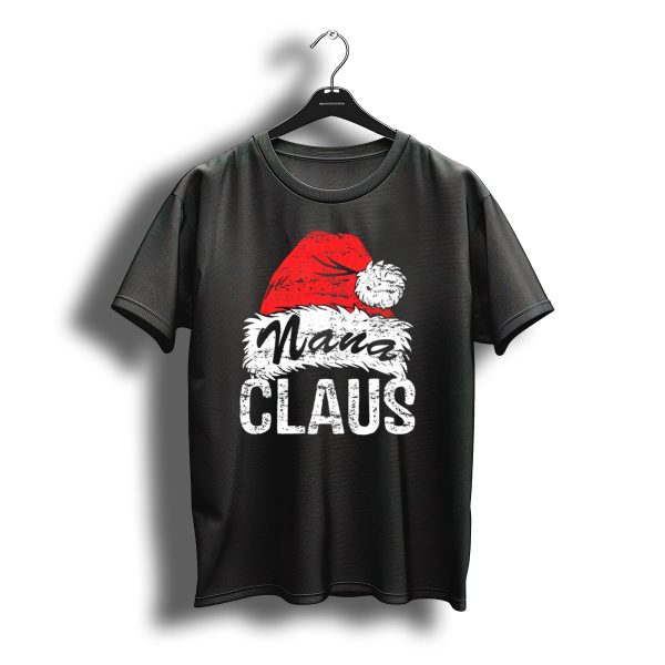 Nana Claus Matching Family Christmas Santa Hat T Shirt t shirt 1