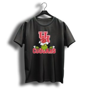 Ncaa Houston Cougars Grinch Christmas T-Shirt