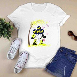 Ncaa Michigan Wolverines Minnie Mickey Balloons T-Shirt