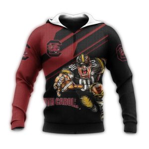 South Carolina Gamecocks Mascot All-Over Print Hoodie