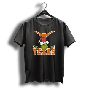 Ncaa Texas Longhorns Grinch Christmas T-Shirt