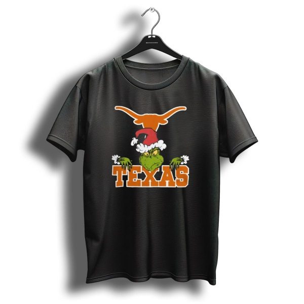 Ncaa Texas Longhorns Grinch Christmas T Shirt 1 t shirt 1