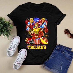 Ncaa2 Usc Trojans Football Fireworks Celebration T-Shirt