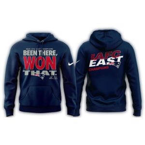 New England Patriots 2025 Afc East Champions Been There Won That All-Over Print Hoodie