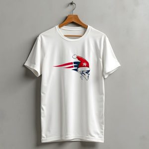 New England Patriots Christmas Santa Hat T Shirt