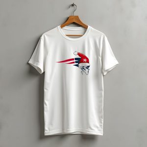 New England Patriots Christmas Santa Hat T-Shirt