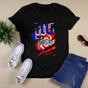 New York Giants Ohio State Buckeyes Dual T Shirt