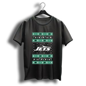 New York Jets Christmas Lights Holiday T Shirt