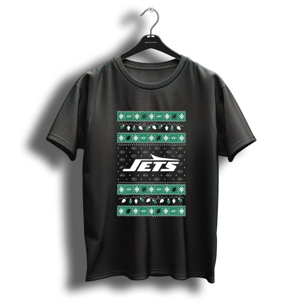 New York Jets Nfl Christmas 2024 Holiday Lights Ugly T Shirt 1 t shirt 1