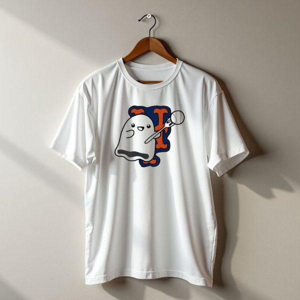 New York Mets Baby Ghost Halloween Mlb 2024 Lets Go T Shirt t shirt 1
