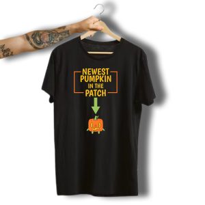Newest Pumpkin In The Patch Funny Pregnant Halloween T-Shirt