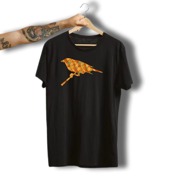 Nightingale Pumpkin Pattern Easy Halloween Costume Bird Diy T Shirt t shirt 1