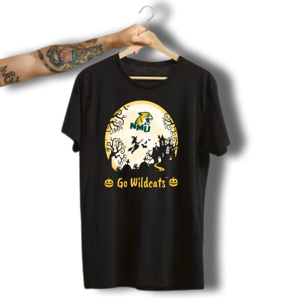 Nmu Wildcats Halloween Moon Go Wildcats T Shirt t shirt 1