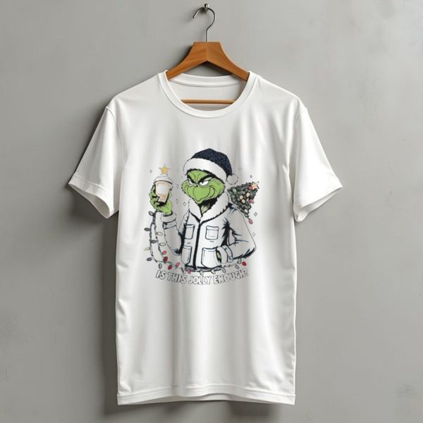 North Carolina Tar Heels Grinch Is This Jolly Enough Merry Christmas T Shirt 1 t shirt 1
