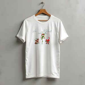 North Pole Dancer Christmas Santa Reindeer Fun T-Shirt