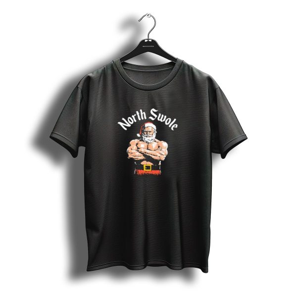 North Swole Santa Christmas Bodybuilding Holiday T Shirt t shirt 1