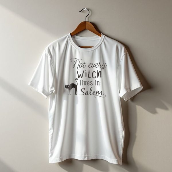 Not Every Witch Lives In Salem Funny Witch Mom Halloween T Shirt t shirt 1
