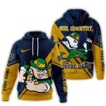 Personalized Notre Dame Fighting Irish 2025 Ncaa Duo Color All Over Print Hoodie