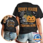 Notre Dame Fighting Irish 2025 Ncaa Halloween Spooky Season Vintage All Over Print T Shirt