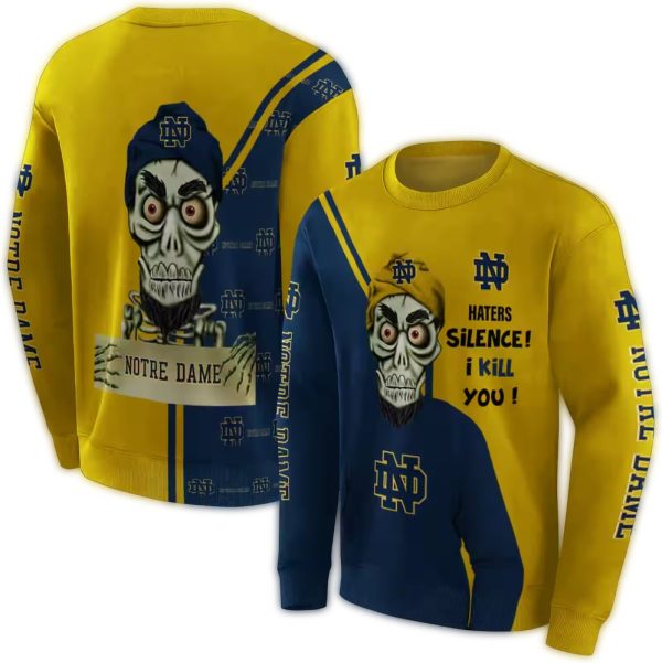 Notre Dame Fighting Irish Achmed Skull AOP Sweatshirt 1