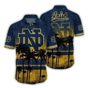 Notre Dame Fighting Irish Coconut Vintage Hawaiian Shirt