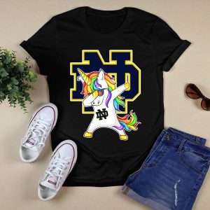 Notre Dame Fighting Irish Dab Unicorn Nd T-Shirt