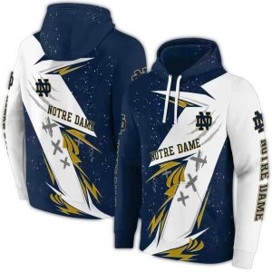 Notre Dame Fighting Irish Dynamic Slash All Over Print Hoodie