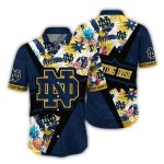 Notre Dame Fighting Irish Floral Pineapple Hawaiian Shirt