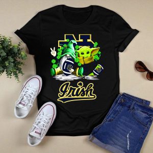 Notre Dame Fighting Irish Football St Patrick's Day Irish T-Shirt
