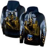 Notre Dame Fighting Irish Halloween Vibes All Over Print Hoodie