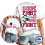 Notre Dame Fighting Irish Her Fight Is Our Fight Vintage All Over Print T Shirt