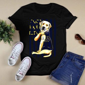Notre Dame Fighting Irish Labrador Retriever I Love Mom T-Shirt