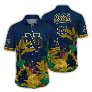 Notre Dame Fighting Irish Landscape Vintage Hawaiian Shirt