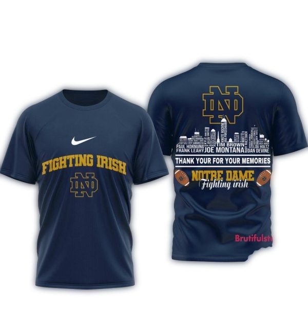 Notre Dame Fighting Irish Legends of the Game Limited Edition T Shirt 1