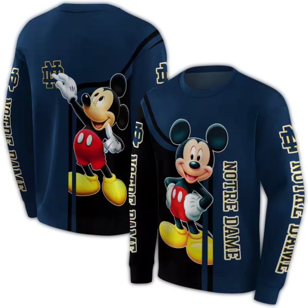 Notre Dame Fighting Irish Mickey Mouse AOP Sweatshirt 1