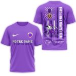 Notre Dame Fighting Irish Ncaa National Purple Heart Day All Over Print T Shirt