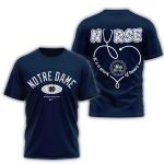 Notre Dame Fighting Irish Nurse Appreciation Day All Over Print T Shirt