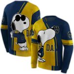 Notre Dame Fighting Irish Playful Snoopy All Over Print Sweatshirt