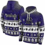 Notre Dame Fighting Irish Reindeer Motif All Over Print Hoodie