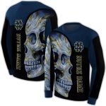 Notre Dame Fighting Irish Skull Motif All Over Print Sweatshirt
