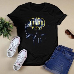 Notre Dame Fighting Irish Skull Nd T-Shirt