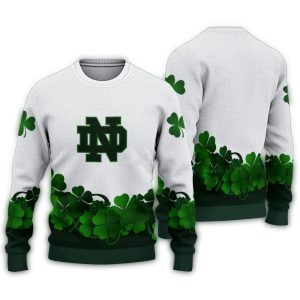 Notre Dame Fighting Irish St Patricks Day Ugly Sweater