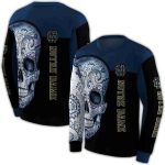 Notre Dame Fighting Irish Sugar Skull All Over Print Sweatshirt