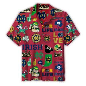 Notre Dame Fighting Irish Symbol Hawaiian Shirt