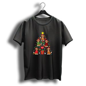 Nova Scotia Duck Tolling Retriever Christmas Dog Tree T-Shirt