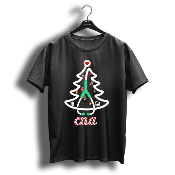 Nurse Christmas Tree Stethoscope Cna Heart Holiday Fun T Shirt 1 t shirt 1